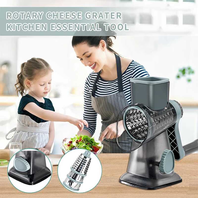 ElilteGrind Multi-Function rotary chesse grater shredder