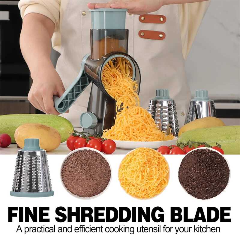 ElilteGrind Multi-Function rotary chesse grater shredder